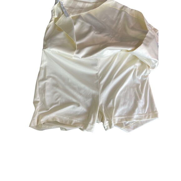 Izod Womens Ivory Plaid Skort Size 10 Golf Tennis PickleBall Rhinestones - Picture 7 of 13